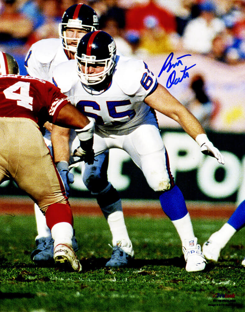 Bart Oates Signed New York Giants Action 8x10 Photo - OAT08P300 - Bart Oates Signed New York Giants Action 8x10 Photo product image