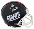 Bart Oates Signed New York Giants Throwback Riddell Mini Helmet - OATMIN300 - Bart Oates Signed New York Giants Throwback Riddell Mini Helmet product image
