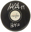 Adam Oates Signed Washington Capitals Logo Hockey Puck w/HOF 12 - OATPUC401 - Adam Oates Signed Washington Capitals Logo Hockey Puck w/HOF 12 product image