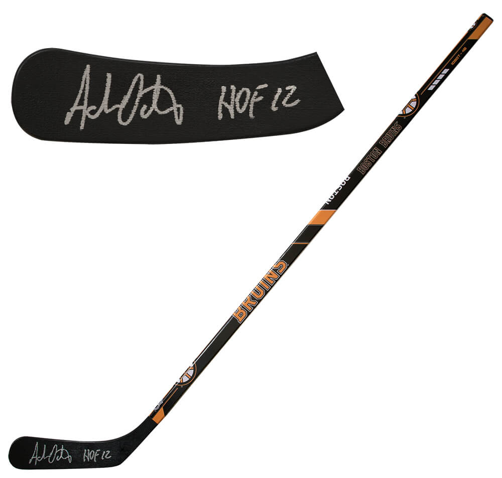 Adam Oates Signed Boston Bruins Franklin 48-Inch Full Size Hockey Stick w/HOF'12 - OATSTK400 - Adam Oates Signed Boston Bruins Franklin 48-Inch Full Size Hockey Stick w/HOF'12 product image