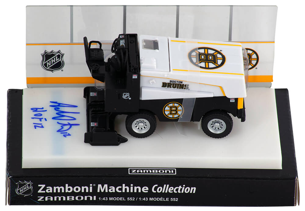 Adam Oates Signed Boston Bruins NHL Mini Zamboni w/HOF'12 - OATZAM400 - Adam Oates Signed Boston Bruins NHL Mini Zamboni w/HOF'12 product image