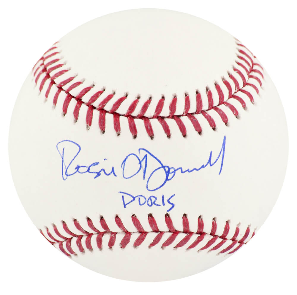 Rosie O'Donnell Signed Rawlings Official MLB Baseball w/Doris - ODOBSB500 - Rosie O'Donnell Signed Rawlings Official MLB Baseball w/Doris product image