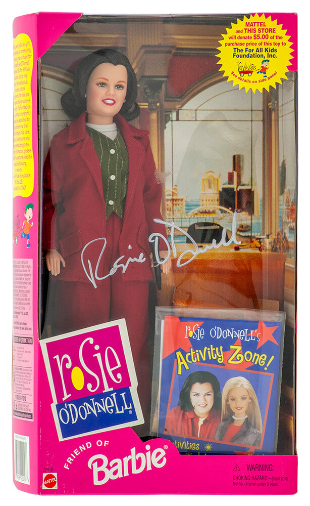 Rosie O'Donnell Signed 1999 Friends Of Barbie Rosie O'Donnell Show Doll In Original Box - ODOOTH500 - Rosie O'Donnell Signed 1999 Friends Of Barbie Rosie O'Donnell Show Doll In Original Box product image