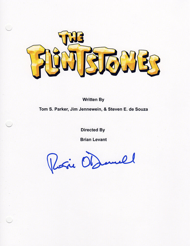 Rosie O'Donnell Signed The Flintstones Movie Script Cover Page - ODOOTH501 - Rosie O'Donnell Signed The Flintstones Movie Script Cover Page product image