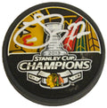 Johnny Oduya Signed Blackhawks 2013 Stanley Cup Champs Logo Hockey Puck - ODUPUC400 - Johnny Oduya Signed Blackhawks 2013 Stanley Cup Champs Logo Hockey Puck product image