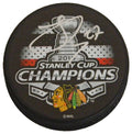 Johnny Oduya Signed Chicago Blackhawks 2015 Stanley Cup Champs Logo Hockey Puck - ODUPUC402 - Johnny Oduya Signed Chicago Blackhawks 2015 Stanley Cup Champs Logo Hockey Puck product image