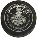Johnny Oduya Signed Official 2015 Stanley Cup Finals Game Six Hockey Puck - ODUPUC403 - Johnny Oduya Signed Official 2015 Stanley Cup Finals Game Six Hockey Puck product image