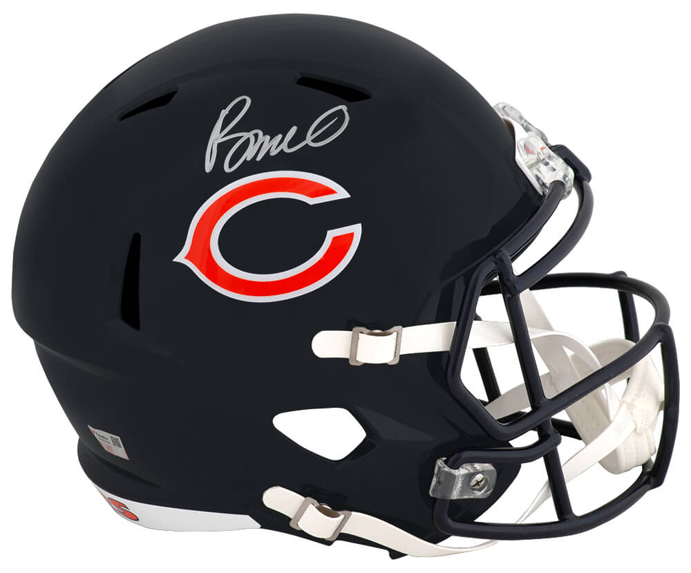 Rome Odunze Signed Chicago Bears Riddell Full Size Speed Replica Helmet - (Fanatics) - ODUREP300 - Rome Odunze Signed Chicago Bears Riddell Full Size Speed Replica Helmet - (Fanatics) product image