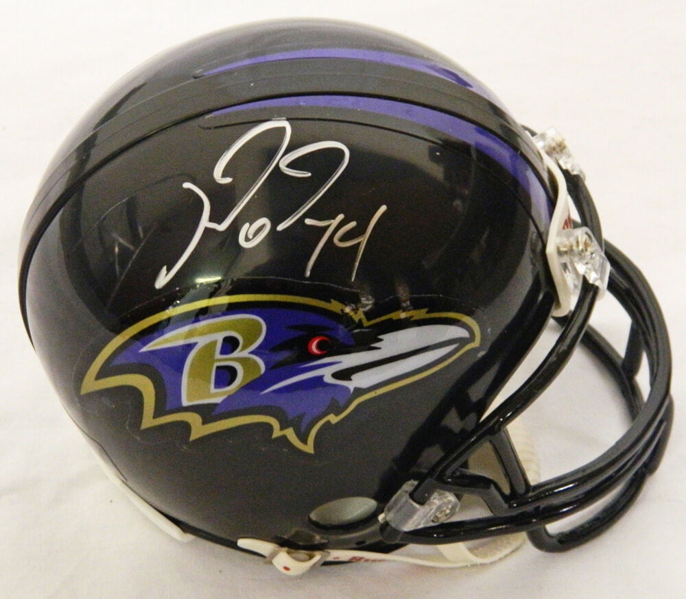 Michael Oher Signed Ravens Riddell Mini Helmet - OHEMIN300 - Michael Oher Signed Ravens Riddell Mini Helmet product image