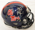 Michael Oher Signed Ole Miss Riddell Mini Helmet - OHEMIN301 - Michael Oher Signed Ole Miss Riddell Mini Helmet product image