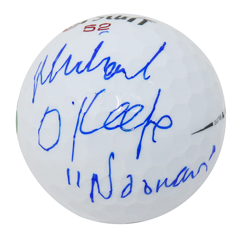 Michael O'Keefe Signed Bushwood Country Club Logo Golf Ball w/Noonan - OKEGFB501 - Michael O'Keefe Signed Bushwood Country Club Logo Golf Ball w/Noonan product image