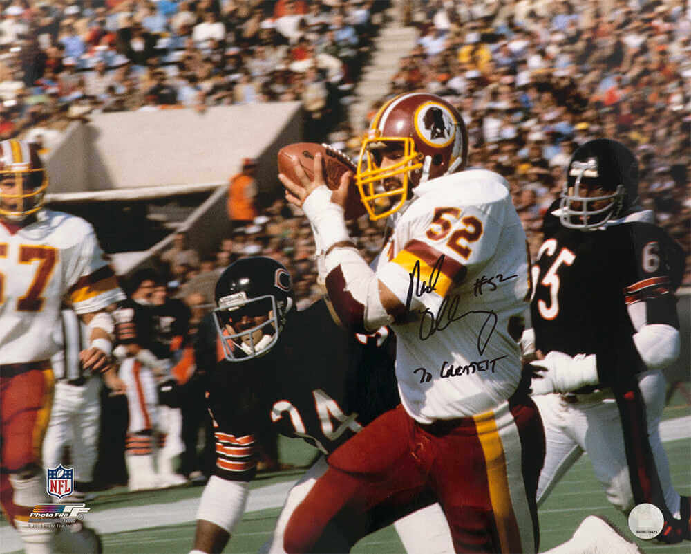 Neal Olkewicz Signed Washington Football Team Action vs. Bears 16x20 Photo - OLK16P301TW - Neal Olkewicz Signed Washington Football Team Action vs. Bears 16x20 Photo product image