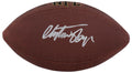 Christian Okoye Signed Wilson Super Grip Full Size NFL Football - OKOFTB300 - Christian Okoye Signed Wilson Super Grip Full Size NFL Football product image