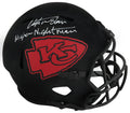 Christian Okoye Signed Kansas City Chiefs Eclipse Riddell Full Size Speed Replica Helmet w/Nigerian Nightmare - OKOREP301 - Christian Okoye Signed Kansas City Chiefs Eclipse Riddell Full Size Speed Replica Helmet w/Nigerian Nightmare product image