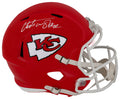 Christian Okoye Signed Kansas City Chiefs Riddell Full Size Speed Replica Helmet - OKOREP303 - Christian Okoye Signed Kansas City Chiefs Riddell Full Size Speed Replica Helmet product image