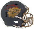 Christian Okoye Signed Kansas City Chiefs SLATE Riddell Full Size Speed Replica Helmet w/Nigerian Nightmare - OKOREP304 - Christian Okoye Signed Kansas City Chiefs SLATE Riddell Full Size Speed Replica Helmet w/Nigerian Nightmare product image