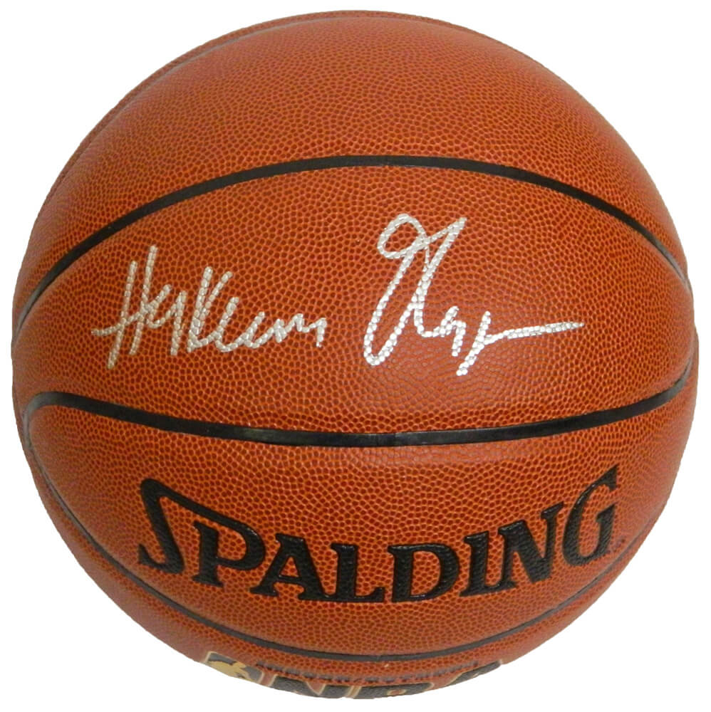 Hakeem Olajuwon Signed Spalding NBA Indoor/Outdoor Basketball - OLABSK200 - Hakeem Olajuwon Signed Spalding NBA Indoor/Outdoor Basketball product image