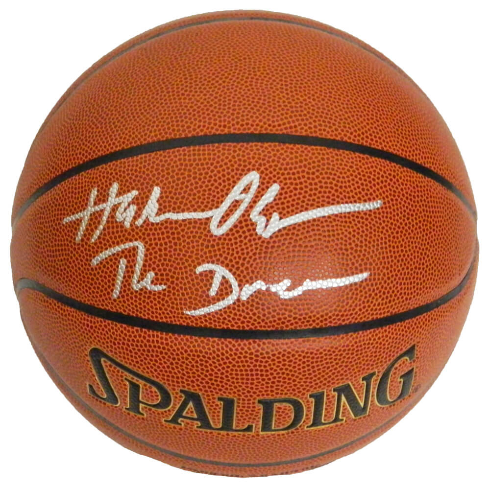 Hakeem Olajuwon Signed Spalding NBA Indoor/Outdoor Basketball w/The Dream - OLABSK202 - Hakeem Olajuwon Signed Spalding NBA Indoor/Outdoor Basketball w/The Dream product image