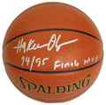 Hakeem Olajuwon Signed Spalding NBA Indoor/Outdoor Basketball w/94-95 Finals MVP - OLABSK204 - Hakeem Olajuwon Signed Spalding NBA Indoor/Outdoor Basketball w/94-95 Finals MVP product image