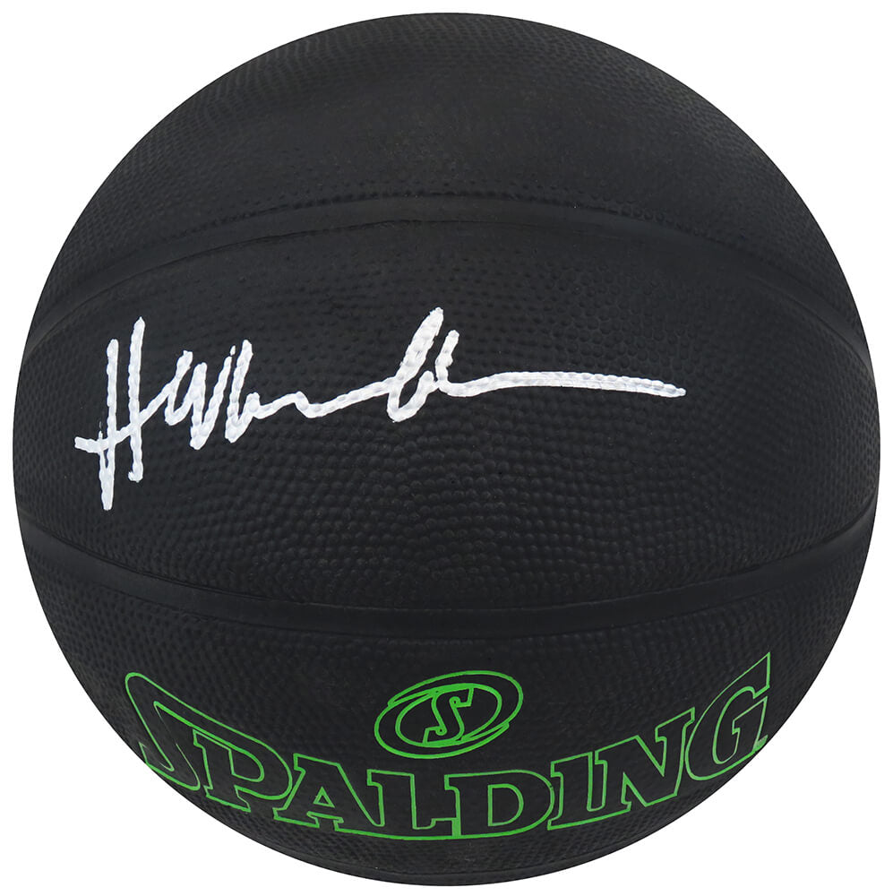 Hakeem Olajuwon Signed Spalding Phantom Black NBA Basketball - OLABSK210 - Hakeem Olajuwon Signed Spalding Phantom Black NBA Basketball product image