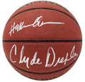 Hakeem Olajuwon & Clyde Drexler Dual Signed Spalding NBA Indoor/Outdoor Basketball - OLABSK220 - Hakeem Olajuwon & Clyde Drexler Dual Signed Spalding NBA Indoor/Outdoor Basketball product image
