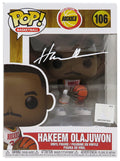 Hakeem Olajuwon Signed Houston Rockets Funko Pop Doll #106 - OLAFUN200 - Hakeem Olajuwon Signed Houston Rockets Funko Pop Doll #106 product image