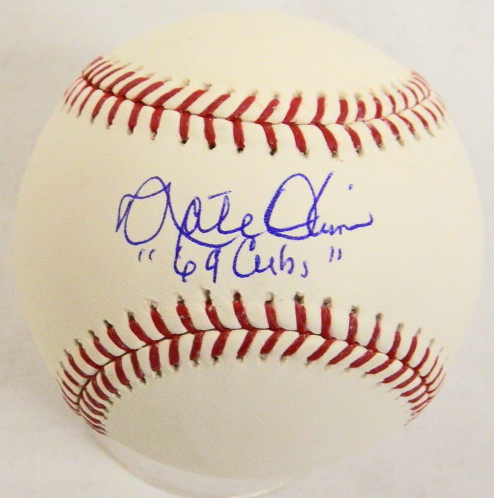Nate Oliver Signed Official MLB Baseball w/1969 Cubs - OLIBSB100 - Nate Oliver Signed Official MLB Baseball w/1969 Cubs product image