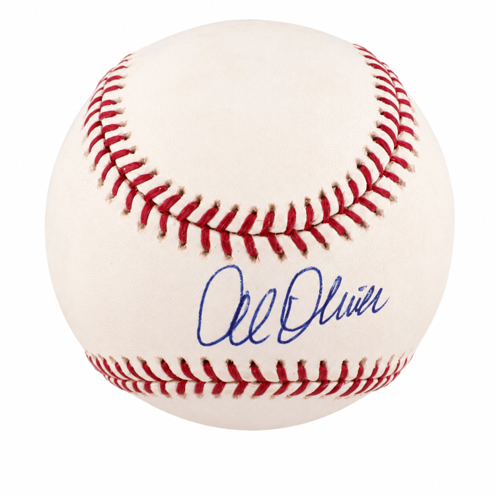 Al Oliver Signed Rawlings (Selig) MLB Baseball - OLIBSB111TW - Al Oliver Signed Rawlings (Selig) MLB Baseball product image