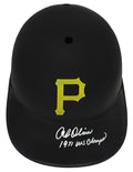 Al Oliver Signed Pittsburgh Pirates Souvenir Replica Batting Helmet w/1971 WS Champs - OLIBTH100 - Al Oliver Signed Pittsburgh Pirates Souvenir Replica Batting Helmet w/1971 WS Champs product image