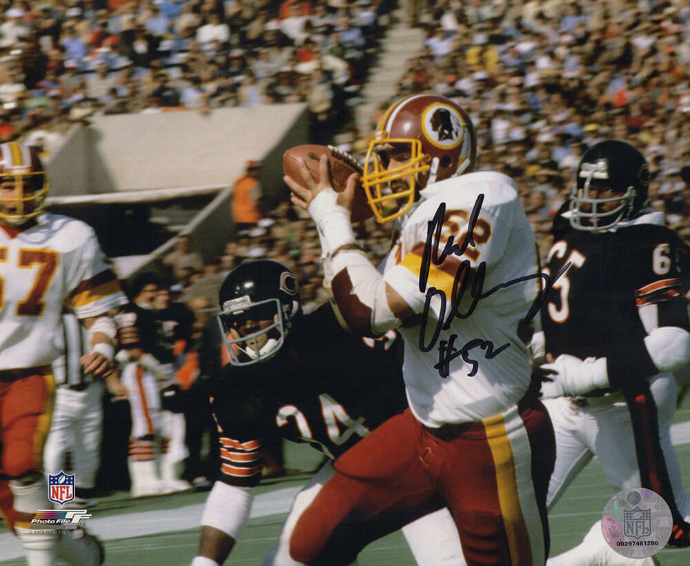 Neal Olkewicz Signed Washington Football Team Action vs. Bears 8x10 Photo - OLK08P301TW - Neal Olkewicz Signed Washington Football Team Action vs. Bears 8x10 Photo product image