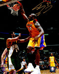 Shaquille O'Neal Signed Los Angeles Lakers Action 8x10 Photo w/#34 - ONE08P201 - Shaquille O'Neal Signed Los Angeles Lakers Action 8x10 Photo w/#34 product image