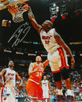 Shaquille O'Neal Signed Miami Heat Slam Dunk 16x20 Photo - ONE16P203 - Shaquille O'Neal Signed Miami Heat Slam Dunk 16x20 Photo product image