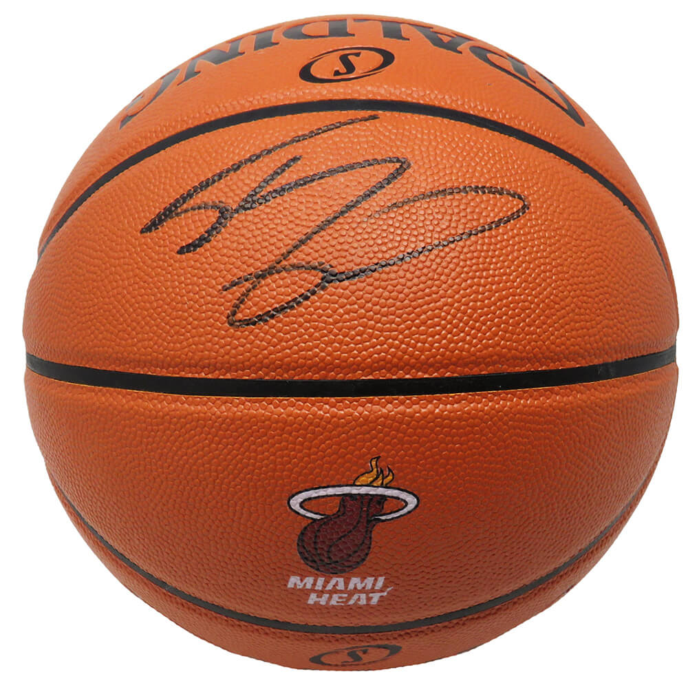 Shaquille O'Neal Signed Spalding Miami Heat Logo Game Series Replica NBA Basketball - ONEBSK209 - Shaquille O'Neal Signed Spalding Miami Heat Logo Game Series Replica NBA Basketball product image