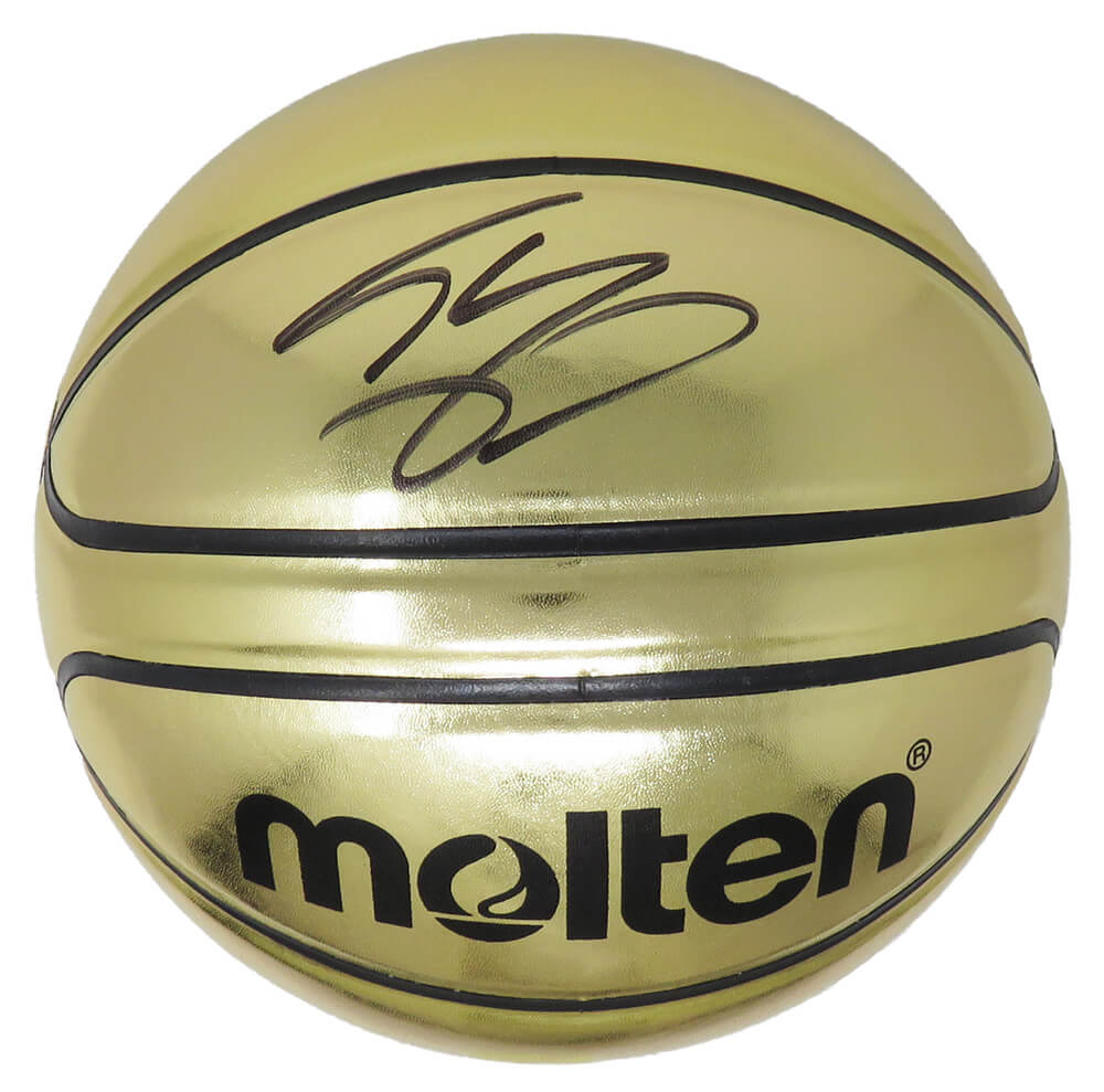 Shaquille O'Neal Signed Molten Gold Basketball - ONEBSK211 - Shaquille O'Neal Signed Molten Gold Basketball product image