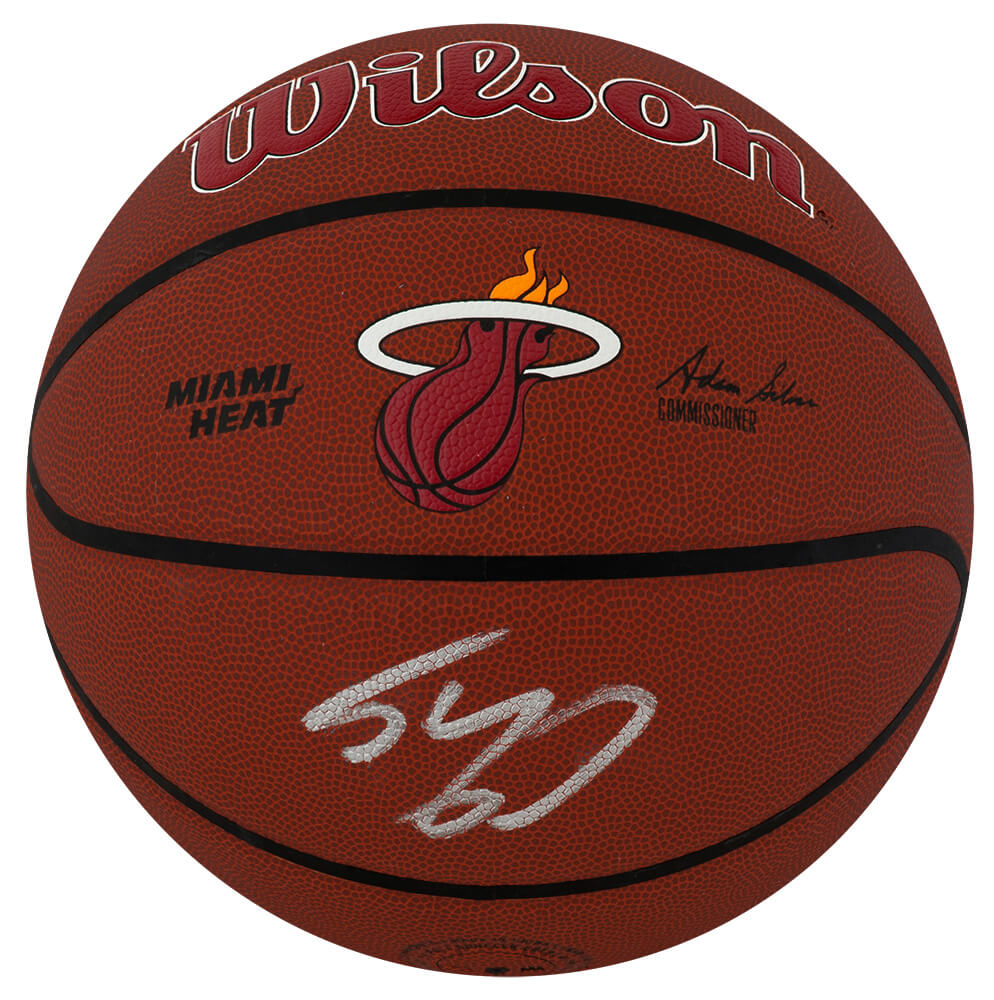 Shaquille O'Neal Signed Wilson Miami Heat Logo Full Size NBA Basketball - (Beckett) - ONEBSK217 - Shaquille O'Neal Signed Wilson Miami Heat Logo Full Size NBA Basketball - (Beckett) product image