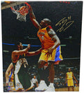 Shaquille O'Neal Signed Los Angeles Lakers One Hand Dunk 20x24 Canvas - ONECAN200 - Shaquille O'Neal Signed Los Angeles Lakers One Hand Dunk 20x24 Canvas product image