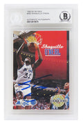 Shaquille O'Neal Signed Orlando Magic 1992-93 Skybox Rookie Card #382 (Beckett Encapsulated) - ONECAR214 - Shaquille O'Neal Signed Orlando Magic 1992-93 Skybox Rookie Card #382 (Beckett Encapsulated) product image