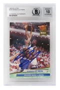 Shaquille O'Neal Signed Orlando Magic 1992-93 Fleer Ultra Rookie Card #328 (Beckett / Auto Grade 10) - ONECAR217 - Shaquille O'Neal Signed Orlando Magic 1992-93 Fleer Ultra Rookie Card #328 (Beckett / Auto Grade 10) product image