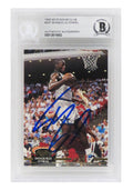 Shaquille O'Neal Signed Orlando Magic 1992-93 Topps Stadium Club Rookie Card #247 (Beckett Encapsulated) - ONECAR219 - Shaquille O'Neal Signed Orlando Magic 1992-93 Topps Stadium Club Rookie Card #247 (Beckett Encapsulated) product image