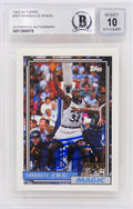 Shaquille O'Neal Signed Orlando Magic 1992-93 Topps Rookie Card #362 (Beckett / Auto Grade 10) - ONECAR221 - Shaquille O'Neal Signed Orlando Magic 1992-93 Topps Rookie Card #362 (Beckett / Auto Grade 10) product image