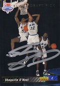 Shaquille O'Neal Signed Orlando Magic 1992-93 Upper Deck #1 NBA Draft Pick Rookie Card #1 - ONECAR225 - Shaquille O'Neal Signed Orlando Magic 1992-93 Upper Deck #1 NBA Draft Pick Rookie Card #1 product image