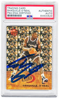Shaquille O'Neal Signed Orlando Magic 1992 Fleer Ultra All-Rookie Series Rookie Card #7 - (PSA/DNA Encapsulated) - ONECAR231 - Shaquille O'Neal Signed Orlando Magic 1992 Fleer Ultra All-Rookie Series Rookie Card #7 - (PSA/DNA Encapsulated) product image