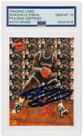 Shaquille O'Neal Signed Magic 1992 Fleer Ultra All-Rookie Series Rookie Basketball Card #7 - (PSA/DNA / Auto Grade 10) - ONECAR238 - Shaquille O'Neal Signed Magic 1992 Fleer Ultra All-Rookie Series Rookie Basketball Card #7 - (PSA/DNA / Auto Grade 10) product image
