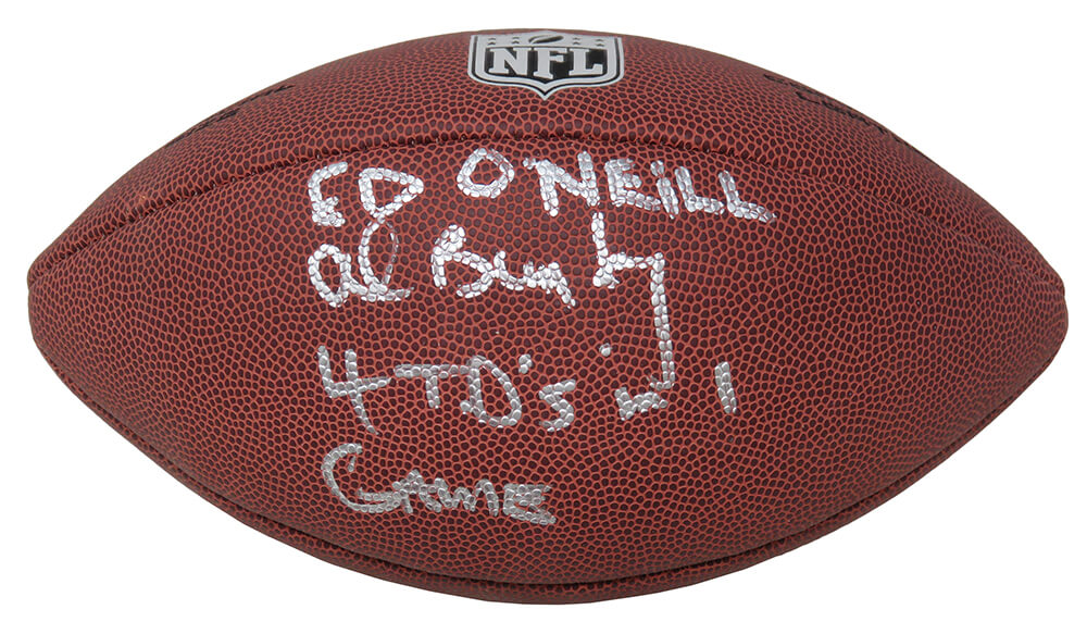 Ed O'Neill Signed Wilson Limited Full Size NFL Football w/Al Bundy, 4 TD's In 1 Game - ONEFTB502 - Ed O'Neill Signed Wilson Limited Full Size NFL Football w/Al Bundy, 4 TD's In 1 Game product image