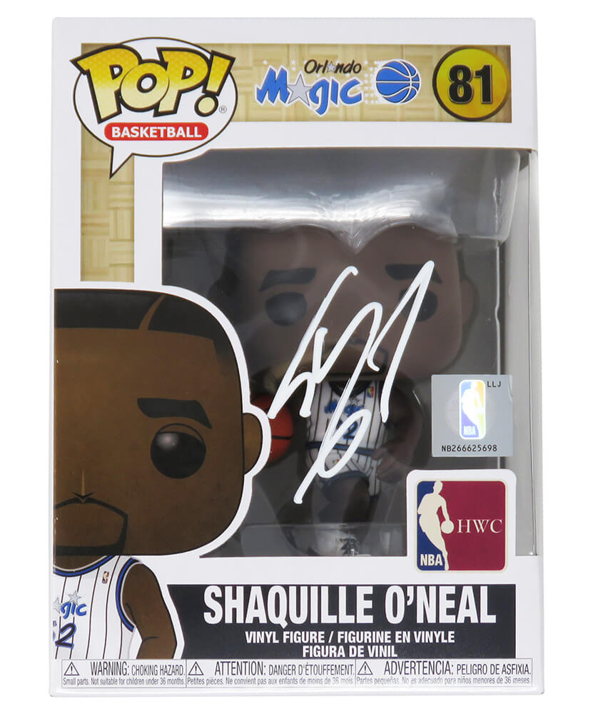 Shaquille O'Neal Signed Orlando Magic NBA Legends Funko Pop Doll - ONEFUN200 - Shaquille O'Neal Signed Orlando Magic NBA Legends Funko Pop Doll product image