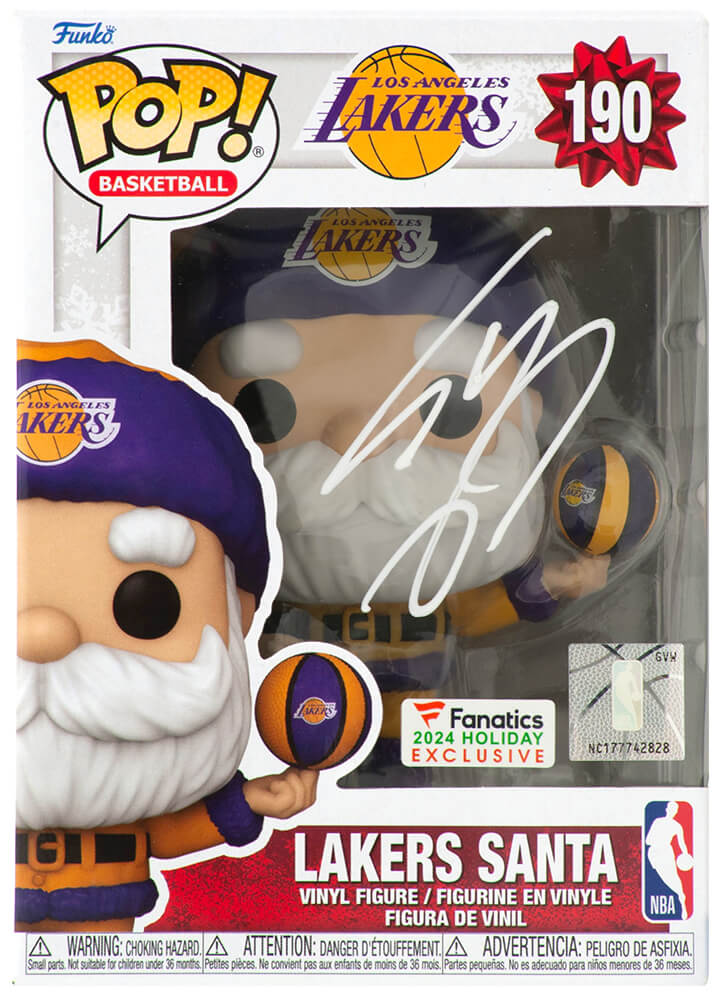 Shaquille O'Neal Signed Los Angeles Lakers SANTA NBA Funko Pop Doll #190 - ONEFUN202 - Shaquille O'Neal Signed Los Angeles Lakers SANTA NBA Funko Pop Doll #190 product image