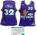 Shaquille O'Neal Signed 1995 All Star Game Purple Official Adidas Throwback Swingman Jersey - ONEJRY205 - Shaquille O'Neal Signed 1995 All Star Game Purple Official Adidas Throwback Swingman Jersey product image