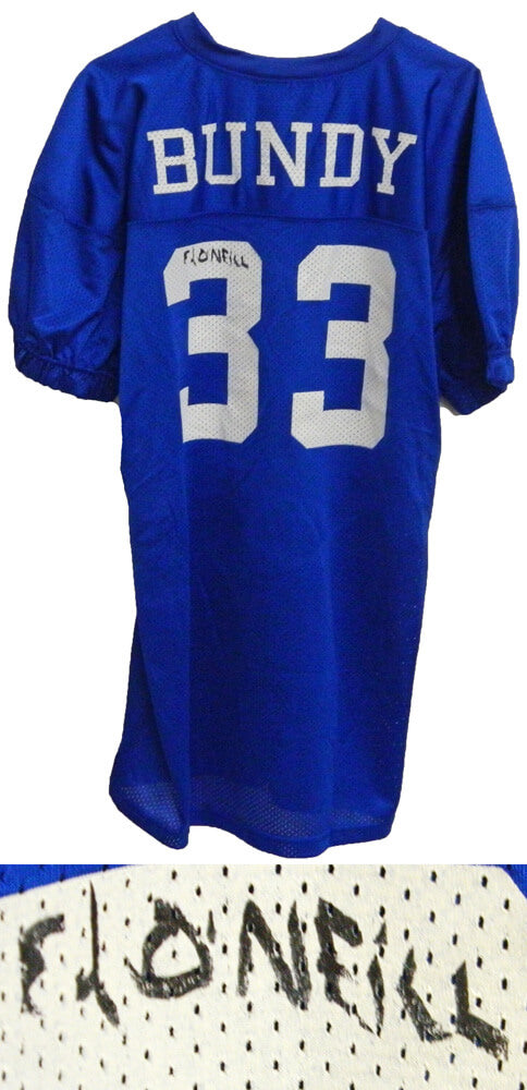 Ed O'Neill Signed Official Al Bundy #33 Polk High Blue Football Jersey - ONEJRY502 - Ed O'Neill Signed Official Al Bundy #33 Polk High Blue Football Jersey product image