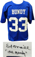 Ed O'Neill Signed Al Bundy #33 Polk High Blue Football Jersey w/Al Bundy - ONEJRY504 - Ed O'Neill Signed Al Bundy #33 Polk High Blue Football Jersey w/Al Bundy product image