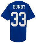 Ed O'Neill Signed Al Bundy #33 Polk High School Blue Football Jersey w/Al - ONEJRY512 - Ed O'Neill Signed Al Bundy #33 Polk High School Blue Football Jersey w/Al product image